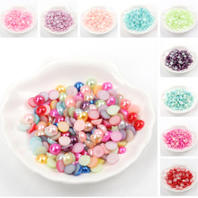 Half Round Acrylic Imitation Flatback Pearl Beads for Jewelry Making Nail Art Phone Decor 3/4/5/6/8/10/12/14mm 2024 - buy cheap