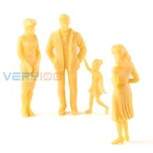 20pcs Unpainted Model Train layout People Figures 1:25 G scale 2024 - buy cheap