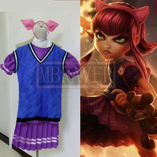 Free Shipping New LOL Annie Cosplay Costume Women's Suit 2024 - buy cheap