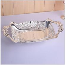 Creative Silver Metal Serving Tray Snack Fruit Tray With Hands Decoration Bowl Dessert Plate For Home  SNTP034 2024 - buy cheap