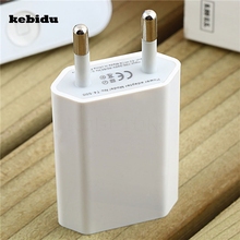 kebidu EU US Plug USB Power Home Wall Charger Adapter for iPhone 6 6s plus 5 5S 4 4S Cell Phone Travel Power Charging Adapte 2024 - buy cheap