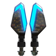 2pcs Durable Turn Signal Light Motorcycle Refit Dual-Use Signal Lamp Universal LED Turn Signal Lamps Left Right Indicators Light 2024 - buy cheap