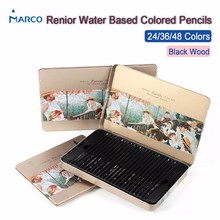 Marco Renoir 3220 Watercolor Pencils 24/36/48 Marker Colored Pencils Prismacolor Water-soluble Professional Drawing Art Pencils 2024 - buy cheap