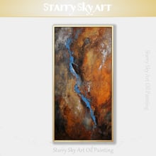 Artist Handmade High Quality Modern Wall Art Large Canvas Brown Abstract Oil Painting on Canvas Abstract Acrylic Oil Painting 2024 - buy cheap