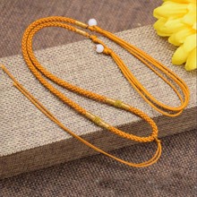 20pcs DIY Lanyards Pendant Lanyard String Handmade Cords Pendant Necklace Cords Chains DIY Jewelry Accessories Free Shipping 2024 - купить недорого