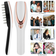 Cepillo de pelo iónico eléctrico 3 en 1, recargable por USB, Anti pérdida de cabello, fototerapia, masajeador del cuero cabelludo, peine de pelo liso antiestático 2024 - compra barato