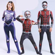 Костюм антмана муравья для взрослых, мужчин, детей, женщин, детей, девочек и мальчиков, Капитан Америка, костюм для костюмированной вечеринки, костюм супергероя 2024 - купить недорого