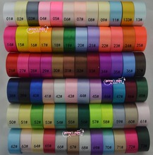 Nueva llegada-1-1/2 ''(38mm) cinta de poliéster de satén de una cara, 25 yardas/rollo 1 rollo 1 lote 120 colores para optin más color 2024 - compra barato