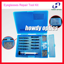Dh10hc kit de ferramentas de reparo ótico, conjunto de ferramentas de óculos, incluindo chave de fenda, soquetes, parafusos de nariz 2024 - compre barato