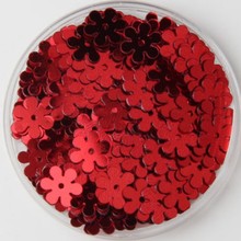 3000pcs/lot 9mm Flat Flower Centre Hole Loose Sequins Sewing Kids DIY Garment ,Wedding Craft,Accessories Red 2024 - buy cheap