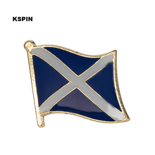 Шотландский синий флаг, значок на лацкан, значок, 300 шт., фотозначок 2024 - купить недорого