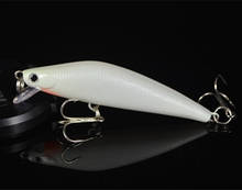 3D светящаяся приманка в виде гольяна для ночной рыбалки, 8,2 см, искусственная приманка, 82 мм, 8 г, приманки в виде гольяна, снасти с 2 крючками, оптовая продажа 2024 - купить недорого