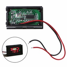 Batería de plomo-ácido estado capacidad pantalla LED indicadora voltímetro Digital comprobador de batería voltímetros de Herramientas 12V 12V 2024 - compra barato