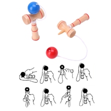 HBB 1PC Kids Kendama Ball Japanese Traditional Wood Game Balance Skill Educational Toys for Kids Children Adults 2024 - buy cheap