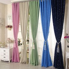 100*250Modern Stars Blackout Window Curtains For Kids Boys Girls Bedding room Living room Elegent Bule Drapes Cortinas para sala 2024 - buy cheap