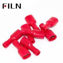 FDFD1.25-250 Female Insulated Electrical Crimp Terminal for 0.5-1.5mm2 wire Connectors Cable Wire Connector Terminal 2024 - buy cheap