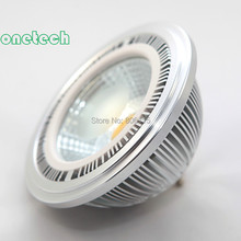 Lámpara LED de techo QR111 de alta potencia, bombilla LED para lámpara COB G53, 15W, regulable, DC12V 2024 - compra barato