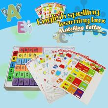 New Arrival learning English Word Matching Letter English Spelling Learning Word Cards with Colorful Puzzles Educational Toys 2024 - buy cheap