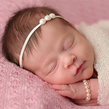 Newborn Headband Photography props Pearl Headband Lovely Kids Girls Hair Band Accessories Photo Props  baby girl accessories 2024 - buy cheap