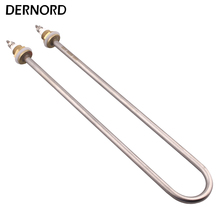 DERNORD M16 Screw-in 304SS 220V 3KW U Type Tubular Electric Water Heating Element Spare Parts for Boiler Tank 2024 - buy cheap