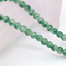 4 6 8 10 12 14mm Green Chalcedony Tourmaline Crafts Loose DIY Round Beads Balls Accessory Parts Jewelry Making Christmas Gifts 2024 - buy cheap