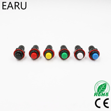 6pcs Self-reset 10mm Self Return Reset Momentary Push Button Switch Power White Black Blue Red Yellow Green Door Bell Horn 2024 - buy cheap