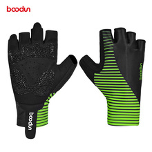 Boodun Cycling Gloves Outdoor MTB Road Bike Gloves Lengthen Breathable Non-Slip Half Finger Mittens Racing Bicycle Gloves 2024 - buy cheap