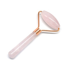 Rose Quartz Facial Roller Jade Face Massage Roller for Detoxification Tools Smoothing Jade Stone Massager 2024 - buy cheap