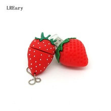 2 styles red Strawberry usb flash drive disk memory stick mini computer gift 4gb 8gb 16gb 32gb pendrive Pen drive personalized 2024 - buy cheap
