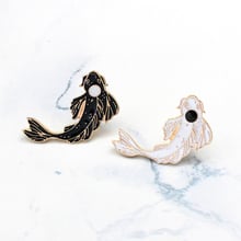 Pin y broche de pescado, broche creativo de buceo, Cod, joyería de ropa vaquera, broche de Metal 2024 - compra barato