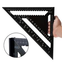 12/7inch Triangle Ruler Speed Square Metric Aluminum Alloy Woodworking Square Angle Protractor Ruler Layout Gauge Measuring Tool 2024 - compre barato