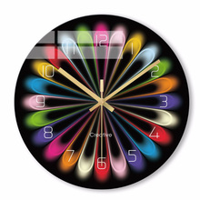 Colorful Creative Rainbow New Quartz Wall Clock Modern Fantastic Abstract Art Style Wall Clocks For Home Decor 2024 - buy cheap