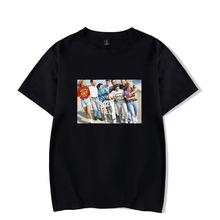 Camiseta Harajuku Beverly Hills 90210 para hombres y mujeres, camisa negra informal de Luke Chi, camisetas de verano de talla grande 2024 - compra barato