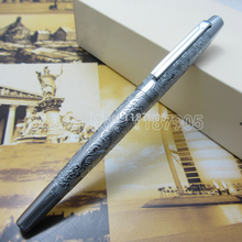 Promotions!!! hero 103 Elegant Silver Carving Metal Fine Nib Fountain Pen 2024 - buy cheap