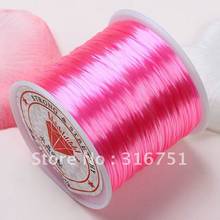 Free Shipping 5 Rollsx10M Pink Stretch Elastic Beading Cord/String/Thread 0.8mm/diy (w00427) 2024 - buy cheap