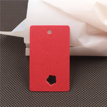 Red Collection Paper Tags Handmade Paper Labels Kraft Red Series Heart Shape Clothing Label Hang Tags Multi Shapes 50Pcs/Lot 2024 - buy cheap
