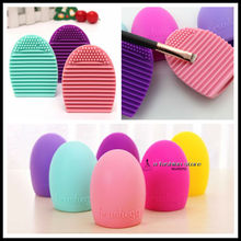 1 pc Colorful New Hot Selling Brushegg Silica Glove Makeup Washing Brush for brushes Scrubber Board Cosmetic Cleaning Tools 2024 - buy cheap