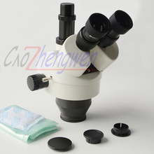 Microscópio simul-focal trinocular para corpo, zoom 7x a 45x, cabeça estéreo, microscópio trinocular 2024 - compre barato