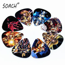 SOACH 10pcs Newest The cartoon Anime style Guitar Picks Thickness 0.71mm guitar pick for uklele Guitar Accessories 2024 - buy cheap
