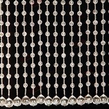 Free shipping! Top quality Customized Nice Glass beads curtain, Clear DIY Crystal Curtain For Home Decoration(20strips*1m/set) 2024 - buy cheap