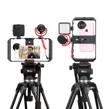 Ulanzi u-rig pro smartphone equipamento de vídeo w 3 montagens de sapato caso filmmaking telefone portátil vídeo estabilizador aperto tripé suporte de montagem 2024 - compre barato