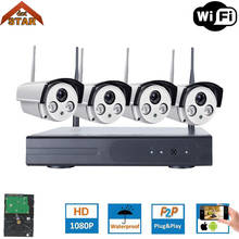 Wireless CCTV Camera System 1080P 4CH NVR Kit Stardot 2MP IR Outdoor P2P Wifi IP CCTV Security Camera System Surveillance Kit 2024 - buy cheap