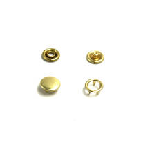 2017 Top Fashion Time-limited Decorative Buttons 100sets 10mm High Quality gold Solid Brass Cap Prong Snap Button For Child 2024 - buy cheap