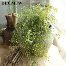 Artificial plants grass wall hanging grass Fake Hanging Vine Plant Leaves Garland Home Garden Wall wedding party decoration 2024 - buy cheap