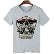 BGtomato new arrival super cool skull tshirt men popular street shirt fashion skull tee shirts summer casual t-shirt men 2024 - buy cheap