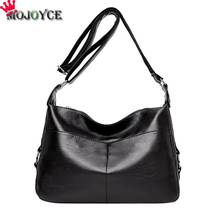 PU Leather Solid Shoulder Bags Women Pure Color Large Capacity Handbags Female Soft PU Crossbody Messenger Casual Bags Tote 2024 - buy cheap