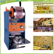 free shipping 220V 50hz manual plastic cup sealing machine bubble tea machine bubble tea cup sealer machine 2024 - buy cheap