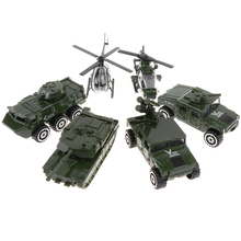 1/87 Die-cast Military Vehicles, 6 in 1 Assorted Metal Army Vehicle Model Car Preschool Learning Toy Collectibles 2024 - buy cheap