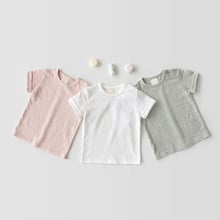 Детская футболка, однотонная хлопковая футболка для маленьких мальчиков, футболка с короткими рукавами для маленьких девочек, детская одежда, лето 2019 2024 - купить недорого