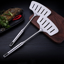 Stainless Steel Cooking Turners Pot Shovel With Long Handle Frying Fish Shovel Steak Meat Spatula Cooking Utensils Kitchenware 2024 - buy cheap